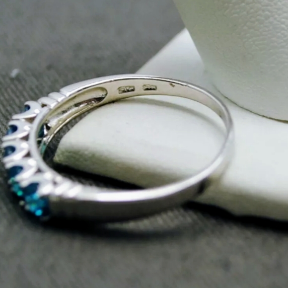 Stunning!!! Blue sapphire ring - Picture 2 of 4